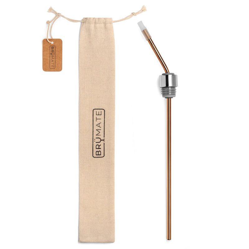 Winesulator TM Infinity Straw | Rose Gold - Seasonal Add-On