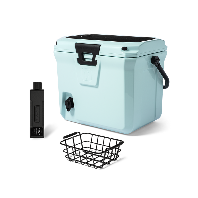 Br Tank 20-Quart Grab + Go Cooler Bundle | Blue Agave - Essential Hydration-Kit