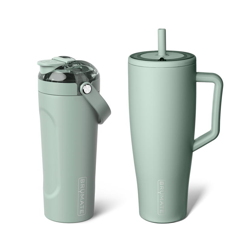 Shake + Glow Bundle | Sage | 40oz/25oz - Outdoor Bottle-Bundle