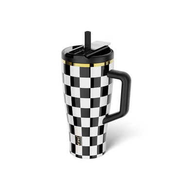 Era Flip 30oz | Black & White Checker - Premium Refill
