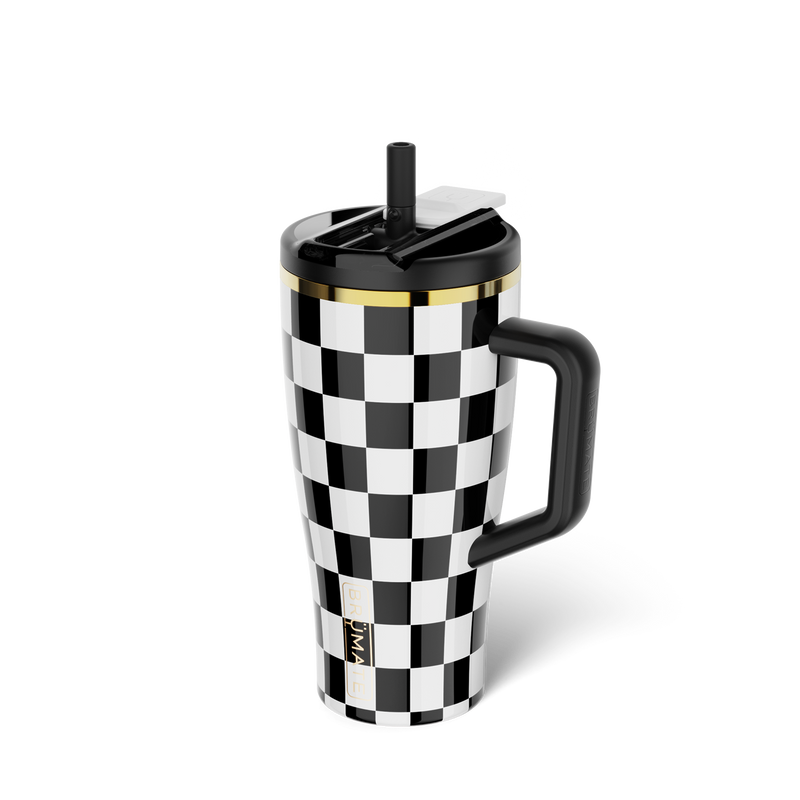 Era Flip 30oz | Black & White Checker - Premium Refill
