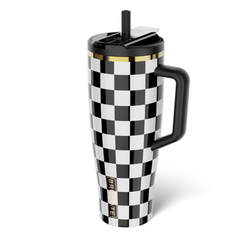 Era Flip 40oz | Black & White Checker - Premium Drink