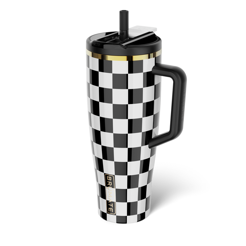 Era Flip 40oz | Black & White Checker - Premium Drink