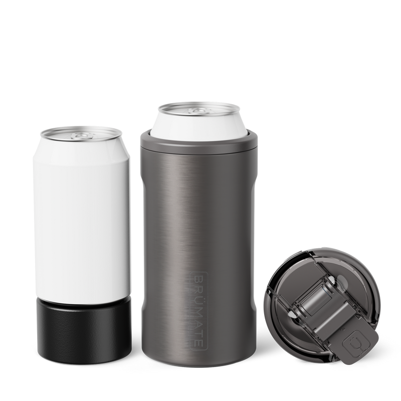 Hopsulator Trio | Black Stainless | 12/16oz Standard Cans - Camp Getaway