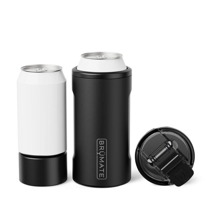 Hopsulator Trio | Matte Black | 12/16oz Standard Cans - Handy Storage