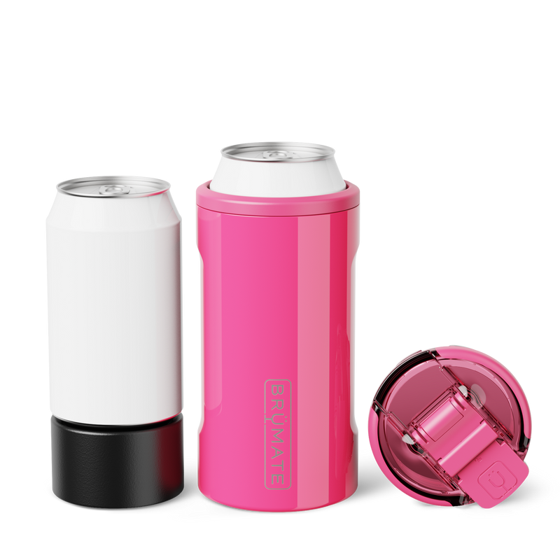 Hopsulator Trio | Neon Pink | 12/16oz Standard Cans - Patio Camp