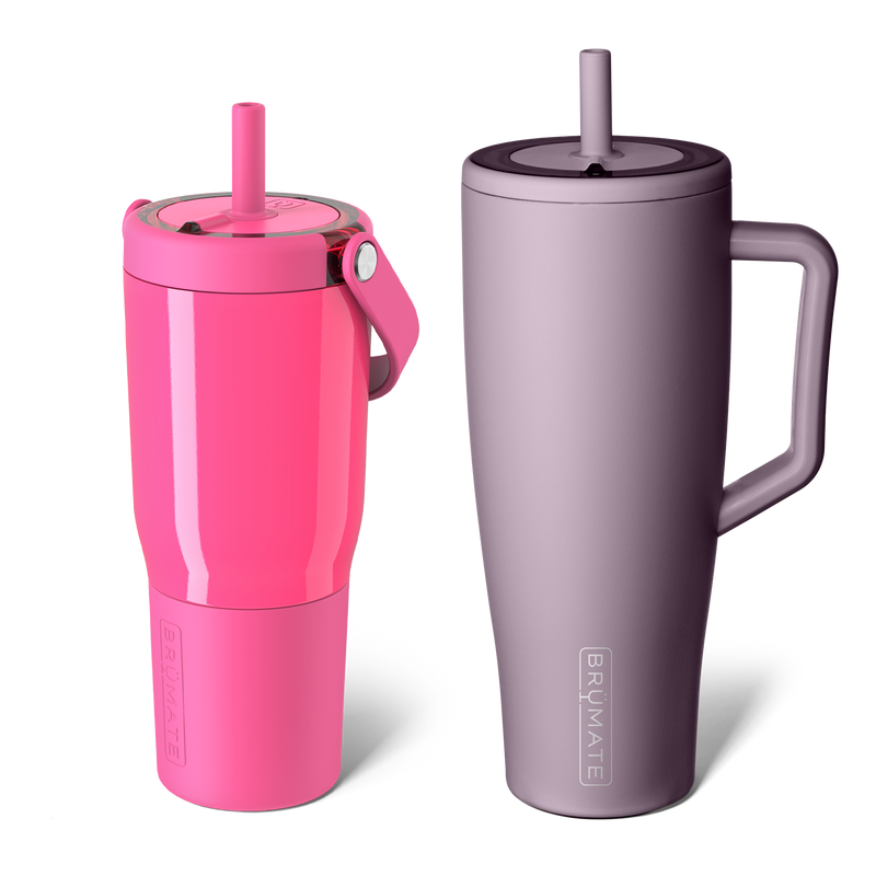 Resa 25oz + Era 40oz Bundle | Neon Pink & Lilac Dusk - Portable Bottle-Set