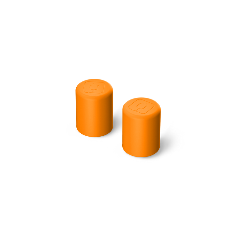 Magnetic Straw Cover | Clementine | 2-Pack - Smart Solution