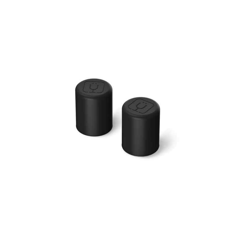 Magnetic Straw Cover | Black | 2-Pack - Practical Organizer