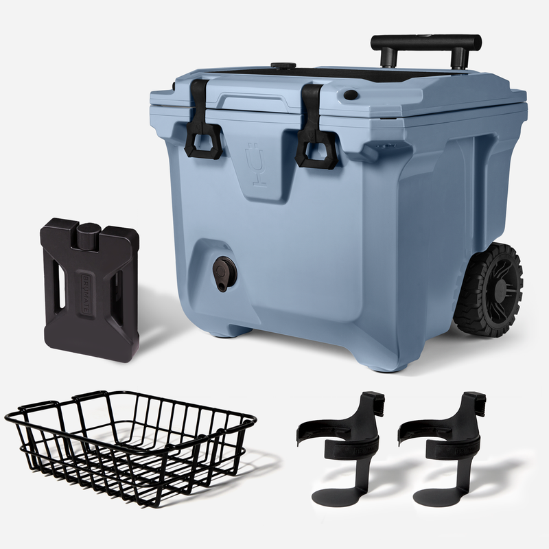 Br Tank 35-Quart Ultimate Day Trip Cooler Bundle | Denim - Lightweight Starter-Pack