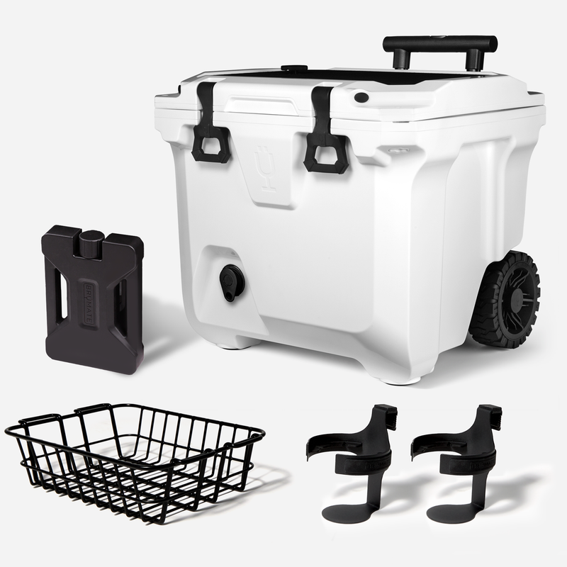 Br Tank 35-Quart Ultimate Day Trip Cooler Bundle | Ice White - Active Ready-Set
