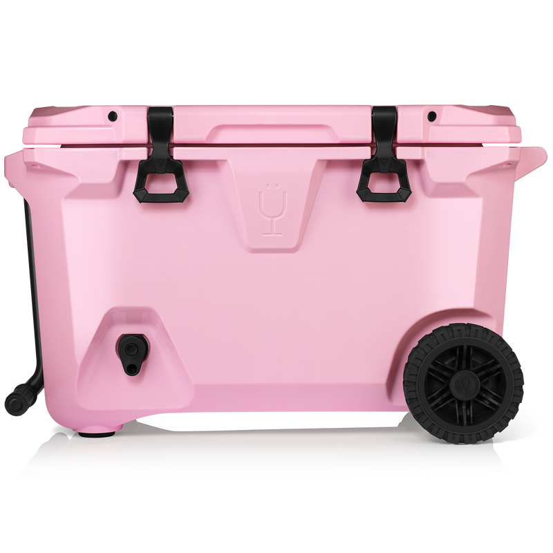 Br Tank 55-Quart Rolling Cooler | Blush - Daily Travel