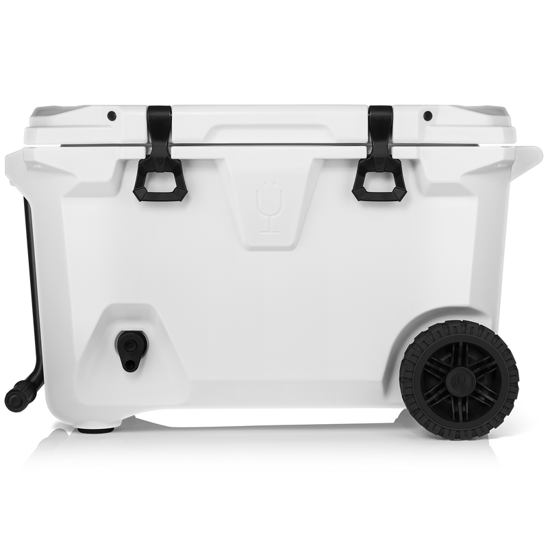 Br Tank 55-Quart Rolling Cooler | Ice White - Weekend Party