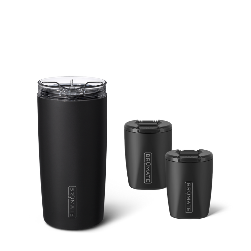 On The Rocks Bundle | Matte Black | 49/12oz - Home Flavor-Starter
